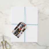 怖い自分のフォトモノグラムの追加ハッピーハローウィン ギフトタグ (より糸つき)