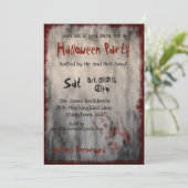 怖い血液血ハローウィンパーティ 招待状 (スタンド正面)