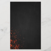 怖い血液（ばちゃばちゃ）跳ねるハローウィンパーティ チラシ (裏面)