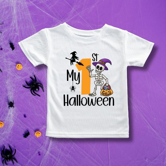 怖い衣装ギフトかわいい衣装マイ1stハロウィーン ベビーTシャツ