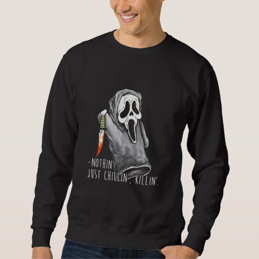 怖い衣装ハロウィーン スウェットシャツ (正面)