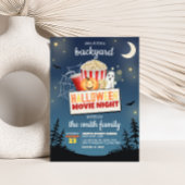 怖い裏庭ハロウィーン映画ナイトパーティー 招待状