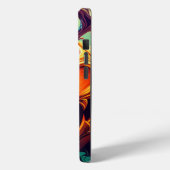 怖い見たオレンジ色のカボチャと顔、ハロウィーン Case-Mate iPhoneケース (裏面 / 左)