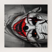 怖い邪悪な笑顔のピエロ ジグソーパズル (横)