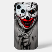 怖い邪悪な笑顔のピエロ Case-Mate iPhoneケース (裏面)