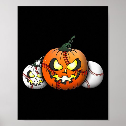 怖い野球コーチ先生2023パンプキンハロウィー ポスター (正面)