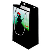 怖い雪だるま抱き枕 スモールペーパーバッグ (正面アングル)