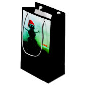 怖い雪だるま抱き枕 スモールペーパーバッグ (裏面アングル)