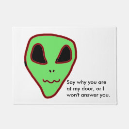 怖い顔が応答しない ドアマット