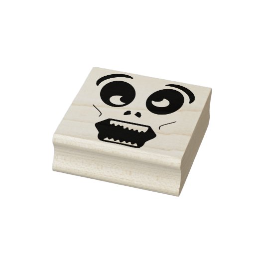 怖い顔イラストレーションアートスタンプ ラバースタンプ (スタンプ)