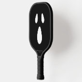 怖い顔ブー幽霊おもしろいハスタイリッシュロウィン ピックルボールラケット (左)