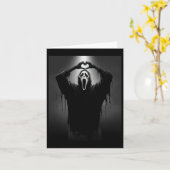 怖い顔ホラー幽霊ハートハンズ不気味なハロー カード (黄色い花)