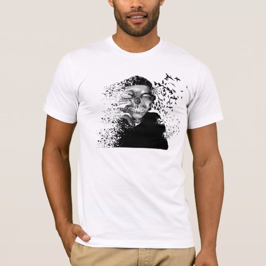 怖い顔 Tシャツ (正面)