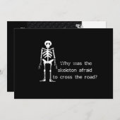 怖い骨格 招待状 (正面/裏面)