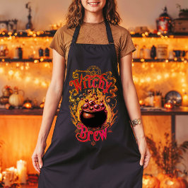 怖い魔女のブリューワ食品ビンテージのハロウィーンの外観 エプロン