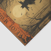 怖い魔女の不気味な森のこうもりハロウィーンデコパージュ 薄葉紙 (詳細)