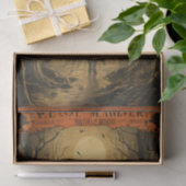 怖い魔女の不気味な森のこうもりハロウィーンデコパージュ 薄葉紙 (ギフト)