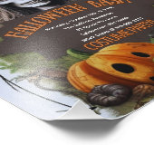 怖い魔女ハロウィンバッシュ衣装パーティー フォトプリント            (角)