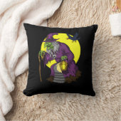 怖い魔女レイヴ不気味ァンのハロウィーン クッション (ブランケット)