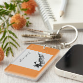 怖い魔女乗馬ほうきサンダー_コーブハロウィーン キーホルダー (正面右)