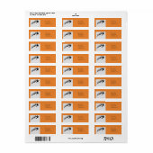 怖い魔女乗馬ほうきサンダー_コーブハロウィーン ラベル (フルシート)