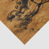 怖い黒いレイヴンのハロウィーン 薄葉紙 (詳細)