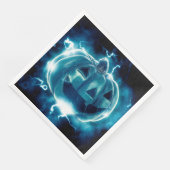 怖い黒と青のカボチャのハロウィーン (コーナー)