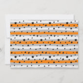 怖い1人！ハロウィン1歳誕生日写真 招待状 (裏面)