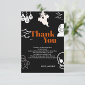 怖い1歳の誕生日 サンキューカード (スタンド正面)