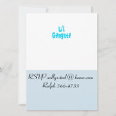 怖い16歳の誕生日パーティー招待状 招待状 (裏面)