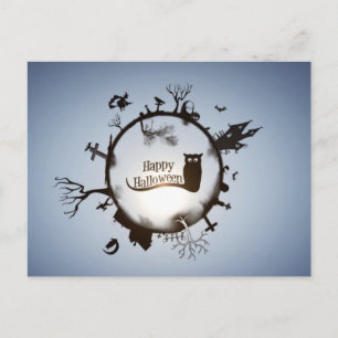 怖い スプーキー ハロウィン ポストカード