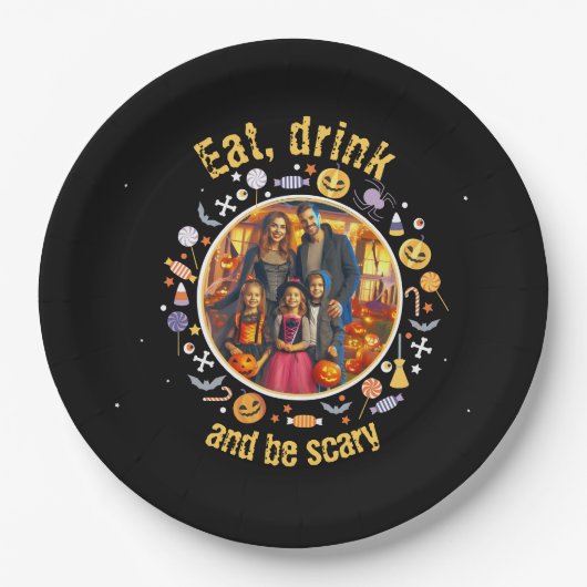 怖い ペーパープレート (正面)