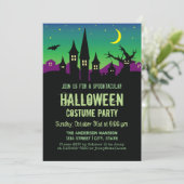 怖い 気持ち悪い お化け屋敷 ハロウィン 衣装パーティー 招待状 (スタンド正面)