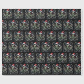 怖いCtulhuホラークリスマス ラッピングペーパー (フラット)