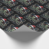 怖いCtulhuホラークリスマス ラッピングペーパー (角)