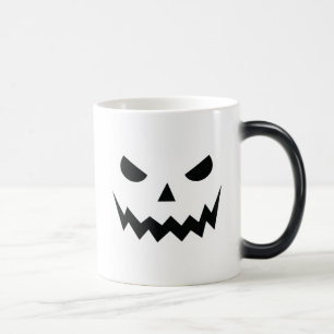 怖おもしろいいハロウィーンのカボチャのちょうちん幽霊のよく出るカボチャの怪物 モーフィングマグカップ