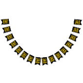 怖おもしろいい黒猫こうもりウィッチハット文字ハロウィン バンティングフラッグ (全)