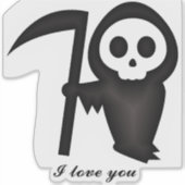 怖おもしろいい シール (正面)