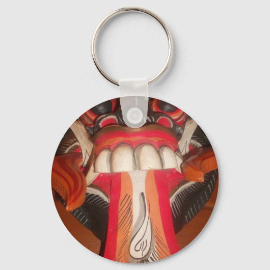 怖おもしろい舌ア風変わりジアのハロウィーン驚くべき キーホルダー (正面)