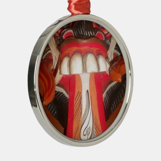 怖おもしろい舌ア風変わりジアのハロウィーン驚くべき メタルオーナメント (右)
