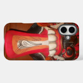 怖おもしろい舌ア風変わりジアのハロウィーン驚くべき Case-Mate iPhoneケース (裏面 (横))