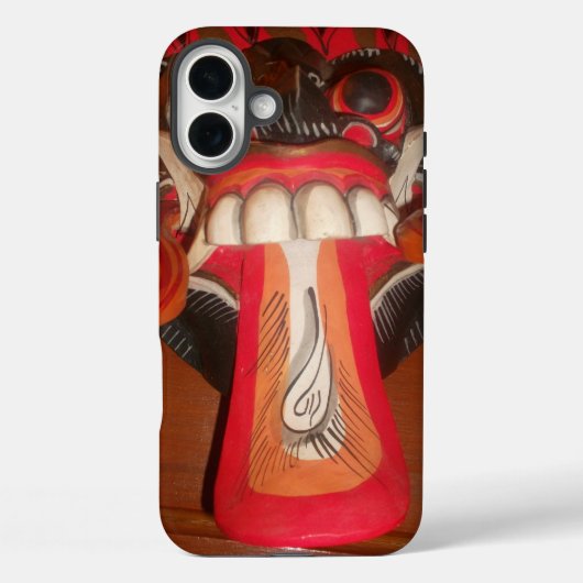 怖おもしろい舌ア風変わりジアのハロウィーン驚くべき Case-Mate iPhoneケース (裏面)