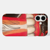 怖おもしろい舌ア風変わりジアのハロウィーン驚くべき Case-Mate iPhoneケース (裏面 (横))
