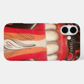 怖おもしろい舌ア風変わりジアのハロウィーン驚くべき Case-Mate iPhoneケース (裏面 (横))