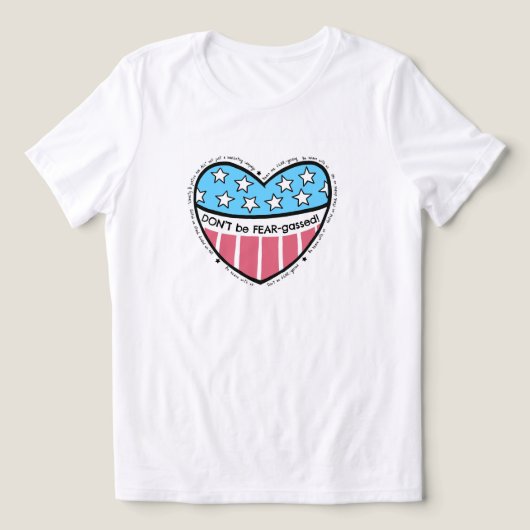 怖がってはいけない トライブレンドＴシャツ (デザイン正面)