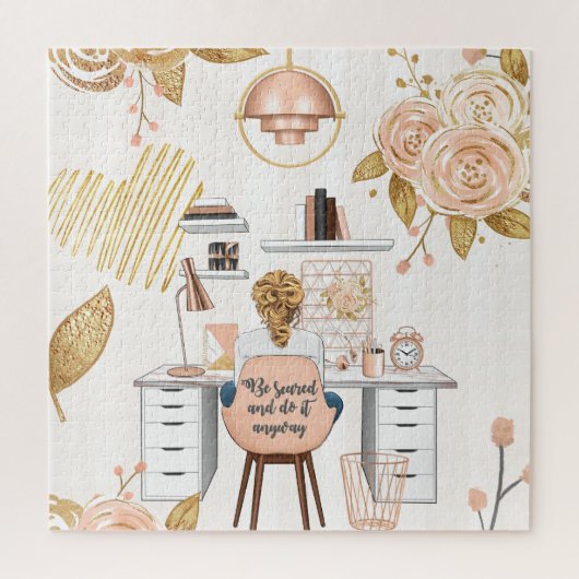 怖がって、とにかく行う ジグソーパズル (縦)