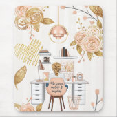 怖がって、とにかく行う マウスパッド (正面)