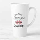 怖がらせるわけにはいかない カフェラテマグ (右)