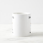 怖がらせるわけにはいかない コーヒーマグカップ (中央)