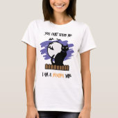 怖がらせるわけにはいかない…僕は海兵隊の妻だ Tシャツ (正面)